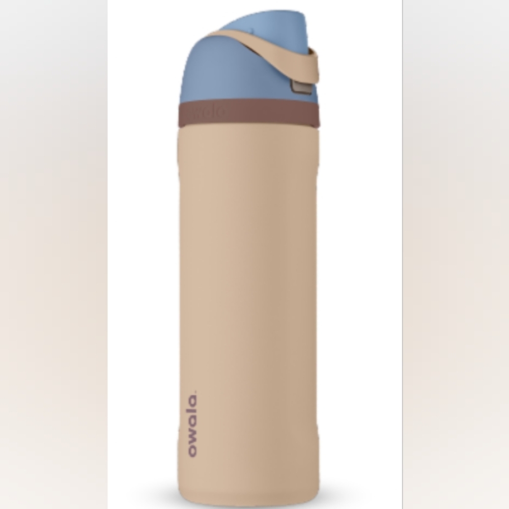 ⭐ OWALA FREESIP DRINK WATER BOTTLE 24 OZ "SET SAIL" TAN BRAND NEW